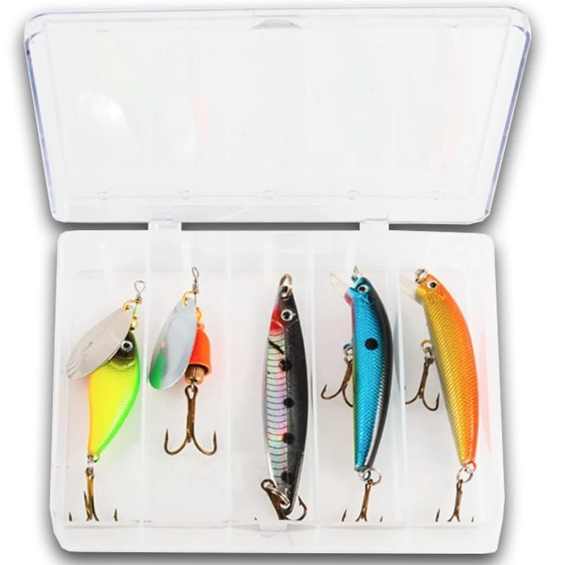 FLADEN Spinner/Blinker & Wobbler Set - 5pcs. 5-12g - Köderset 3 FLADEN Spinner/Blinker & Wobbler Set - 5pcs. 5-12g - Köderset