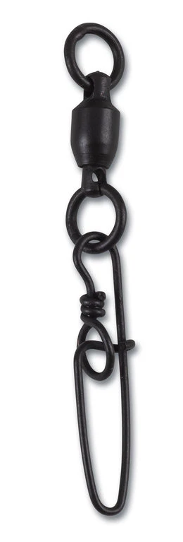 AQUANTIC Edelstahl Kugellager-Wirbel Schwarz 4 AQUANTIC Edelstahl Kugellager-Wirbel Schwarz – Bild 2