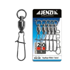 Jenzi Kugellager-Wirbel Mit Sicherheits-Karabiner 12 Jenzi Kugellager-Wirbel Mit Sicherheits-Karabiner -Top-Shop Für Angelausrüstung Jenzi Kugellager Wirbbel 8462100 1280x1280
