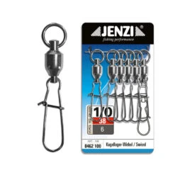 Jenzi Kugellager-Wirbel Mit Sicherheits-Karabiner 13 Jenzi Kugellager-Wirbel Mit Sicherheits-Karabiner -Top-Shop Für Angelausrüstung Jenzi Kugellager Wirbbel 8462200 1280x1280