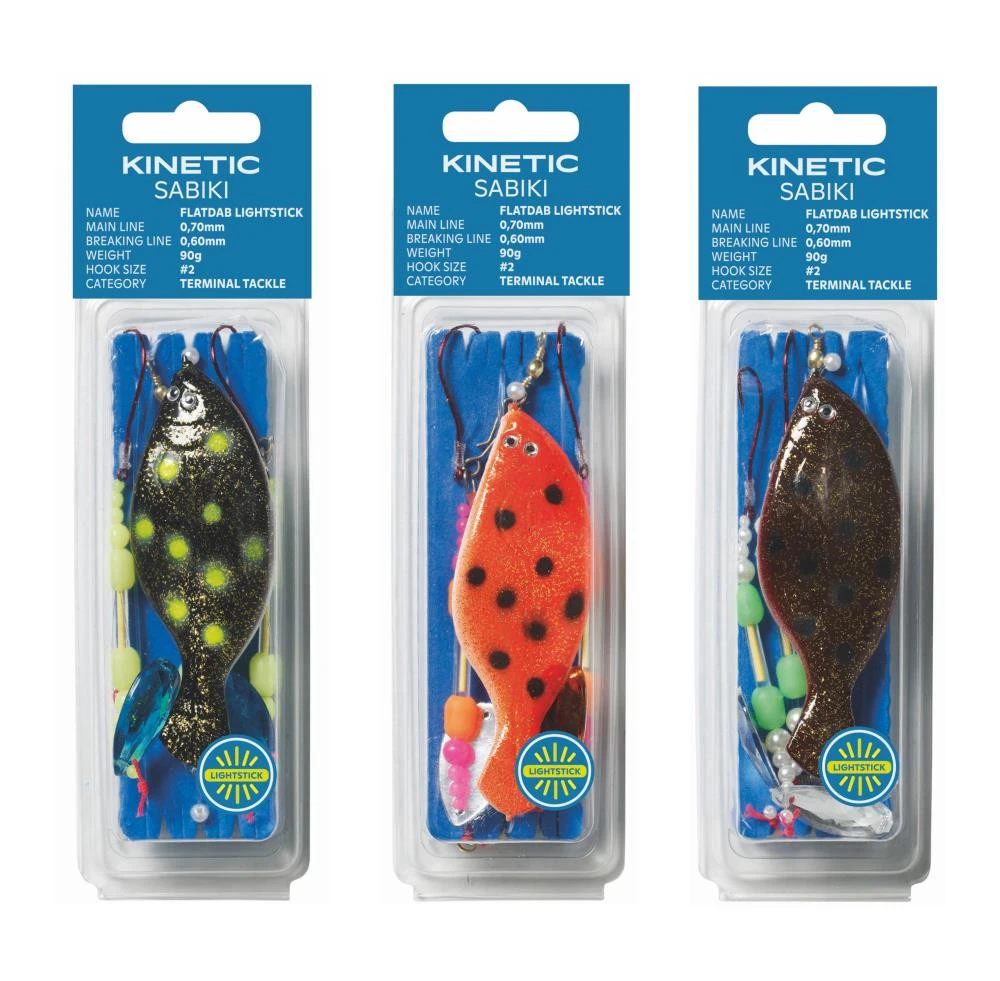 Kinetic Sabiki Flatdab Lightstick - Buttvorfach 5 Kinetic Sabiki Flatdab Lightstick - Buttvorfach – Bild 3