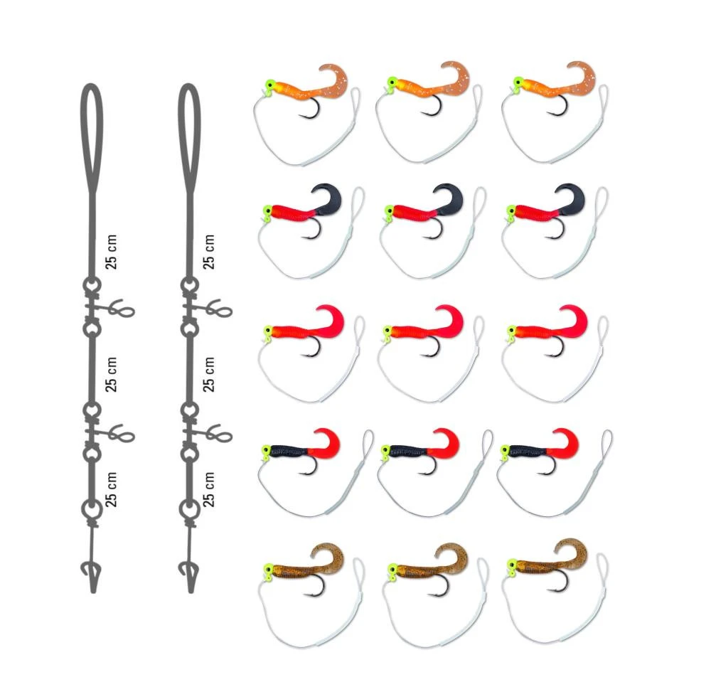 Mustad Fastach System Cod Twister - Set 3 Mustad Fastach System Cod Twister - Set