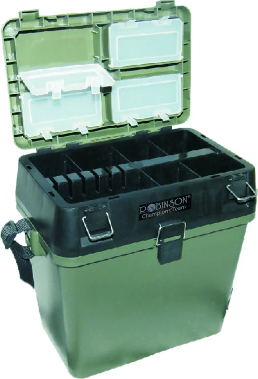 ROBINSON Allround Sitzkiepe, Angelbox Und Gerätekoffer 3 ROBINSON Allround Sitzkiepe, Angelbox Und Gerätekoffer