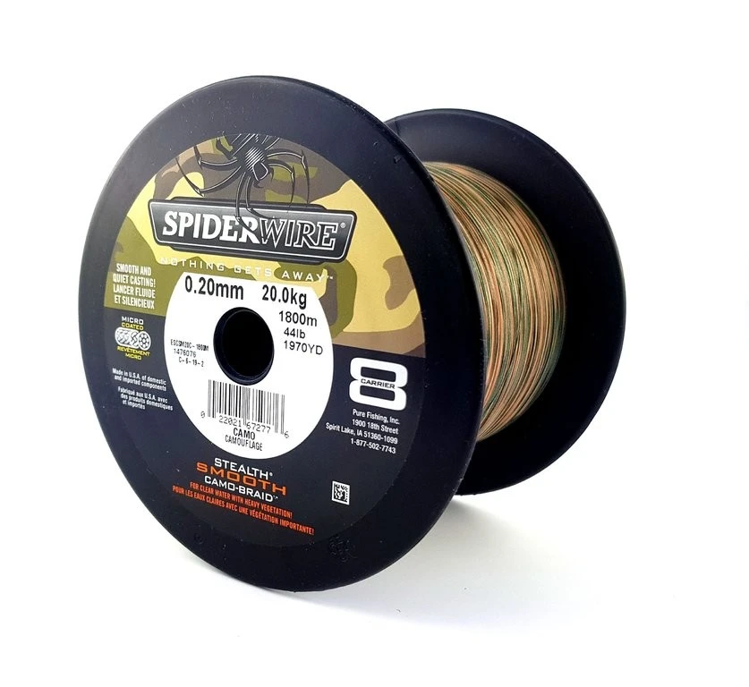 SPIDERWIRE Stealth Smooth 8 Camo - Von Der Großspule 8 SPIDERWIRE Stealth Smooth 8 Camo - Von Der Großspule – Bild 6